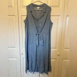 London Times Blue Dress 18W